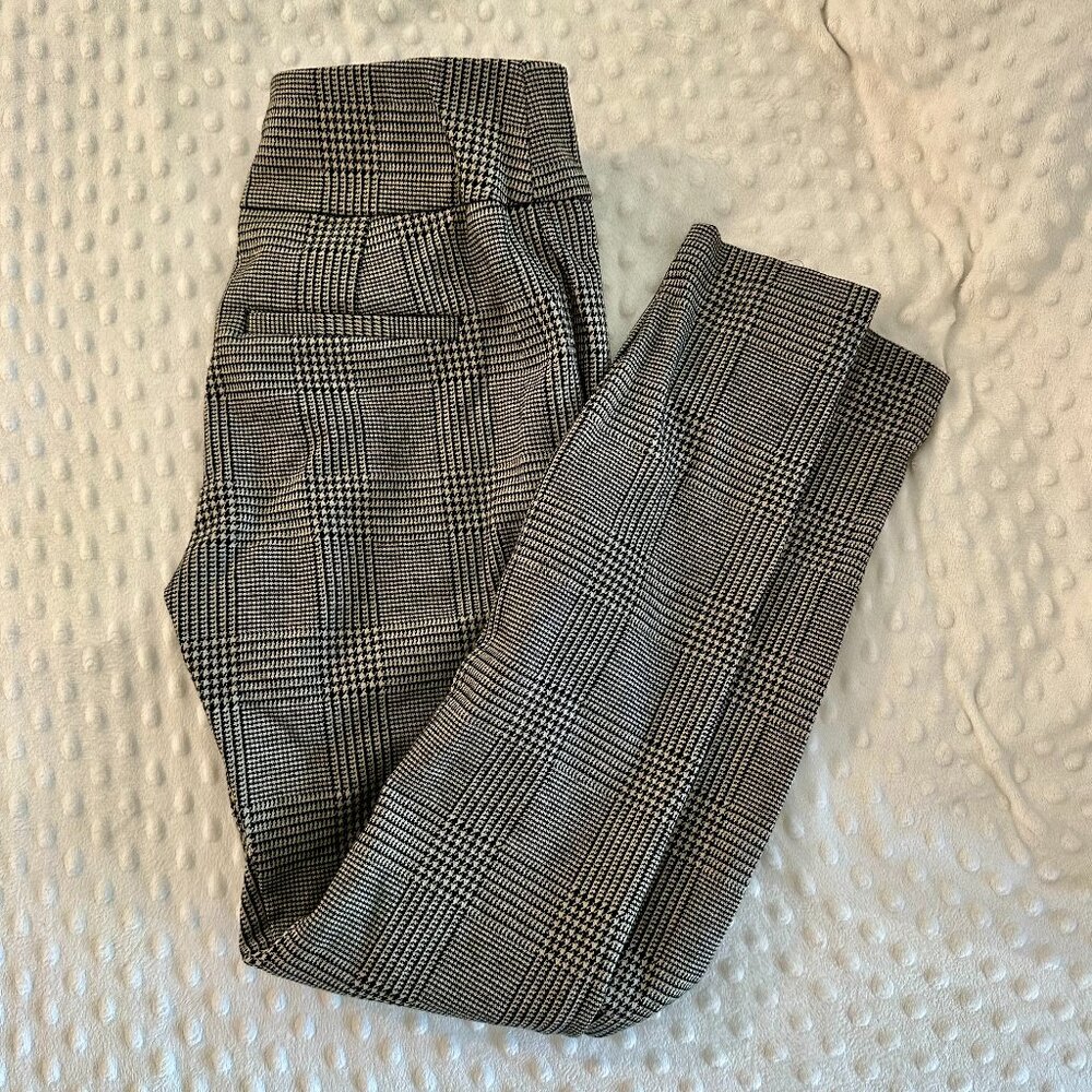 Express High Waisted Pull-on Plaid Leggings/Pants